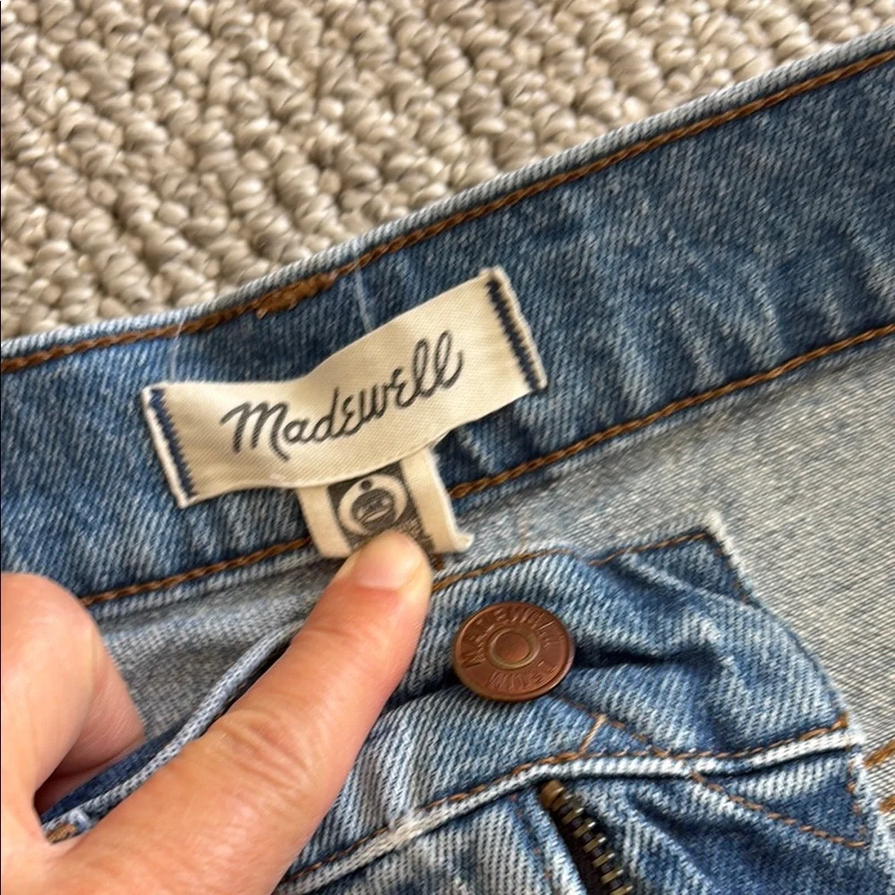 Madewell perfect vintage Light Blue Straight-Leg Jeans